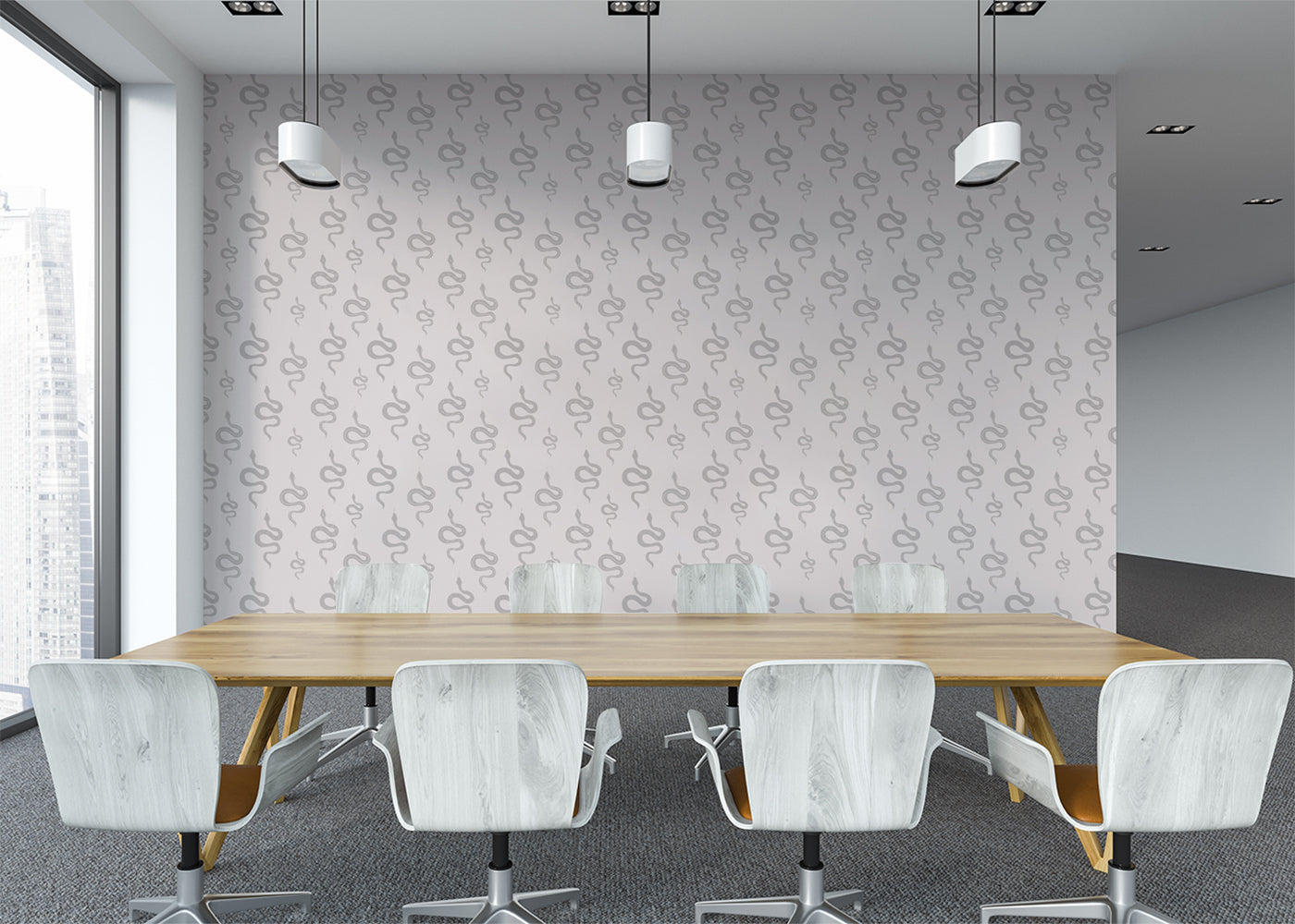 Serpentine Streams - Gray