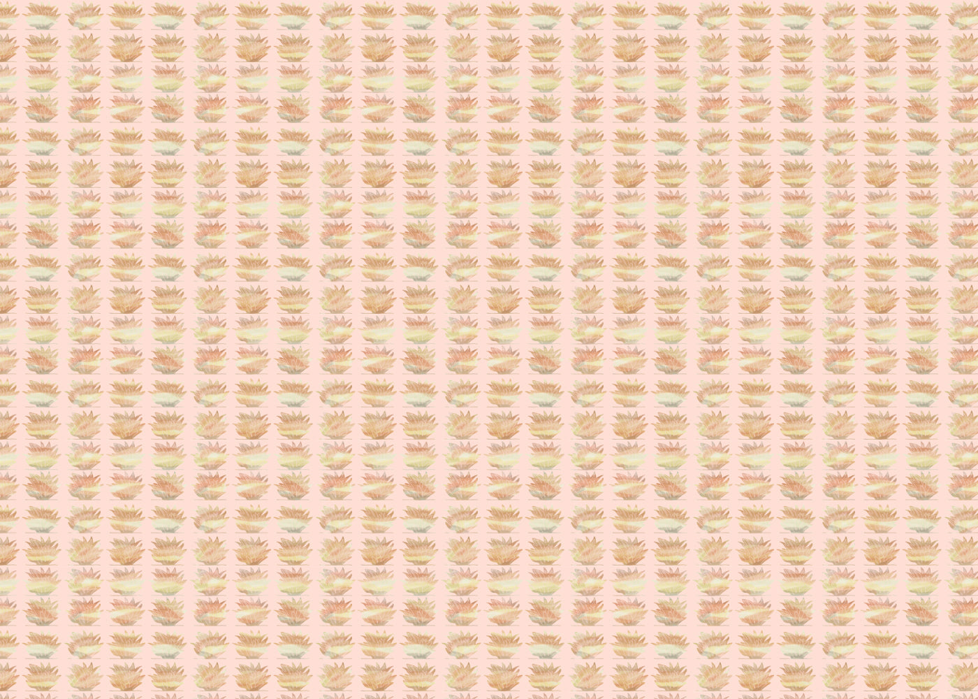 Succulent Symphony - Orange - Sample