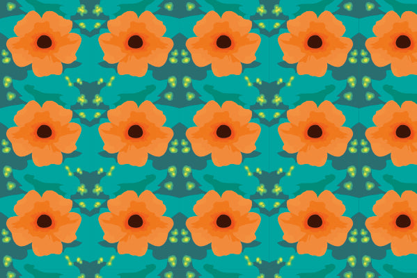 Thunbergia - Orange - Sample