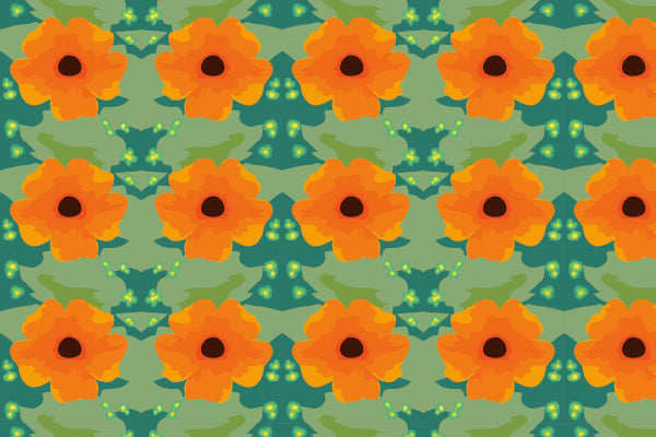 Thunbergia - Olive Inland - Sample