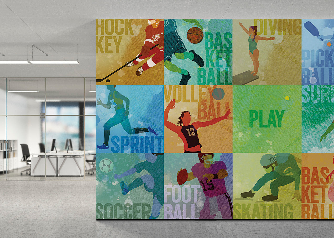 Sports Mural - PLAY