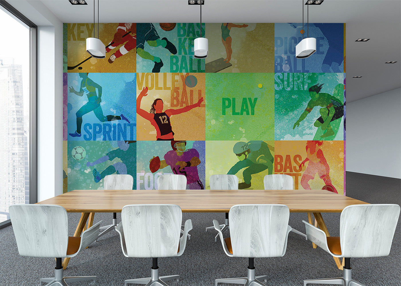 Sports Mural - PLAY