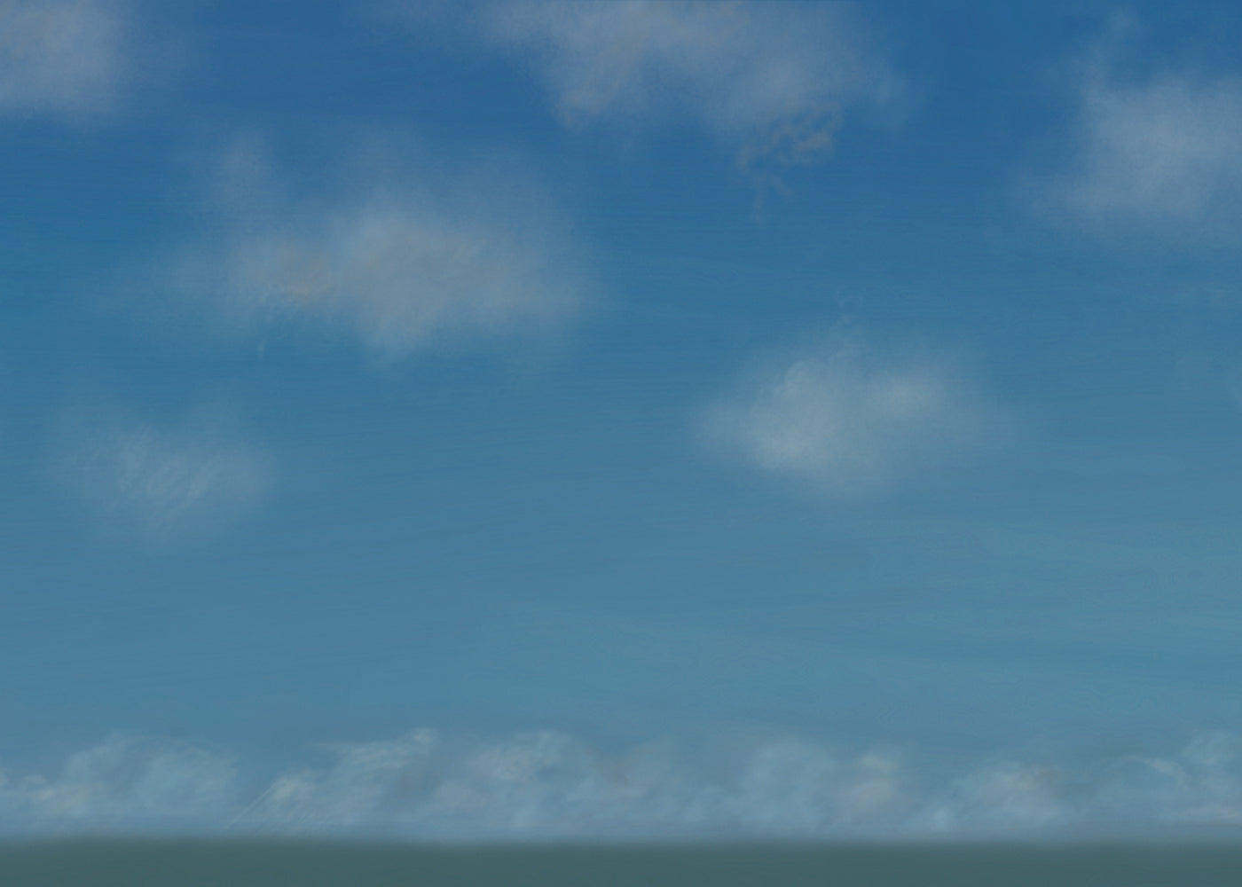 Sky Suite Mural - Ultramarine - Sample