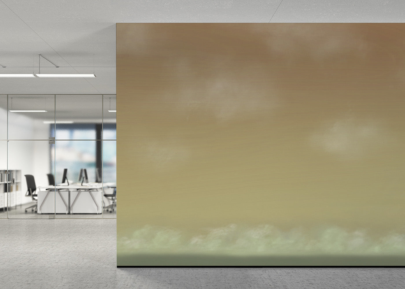 Sky Suite Mural - Amber Sky
