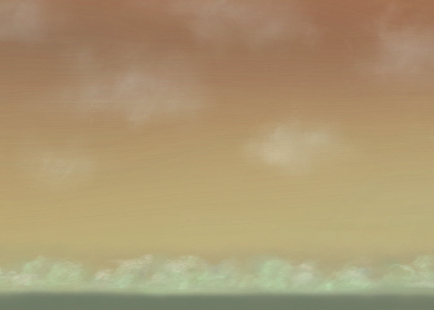 Sky Suite Mural - Amber Sky - Sample