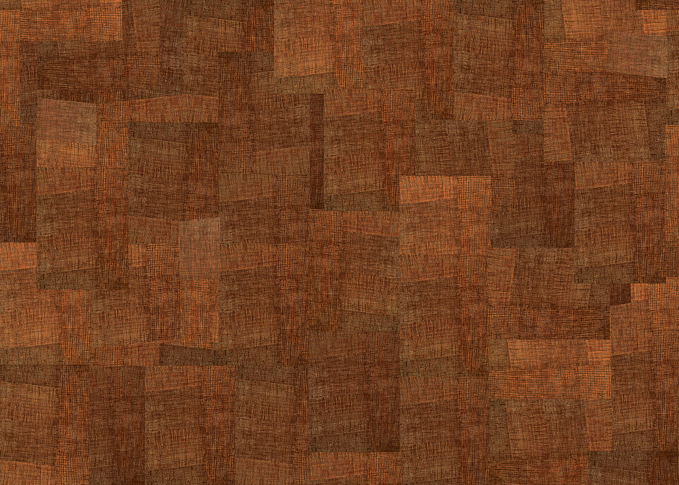 Loosely Woven Mural - Burnt Orange - Sample