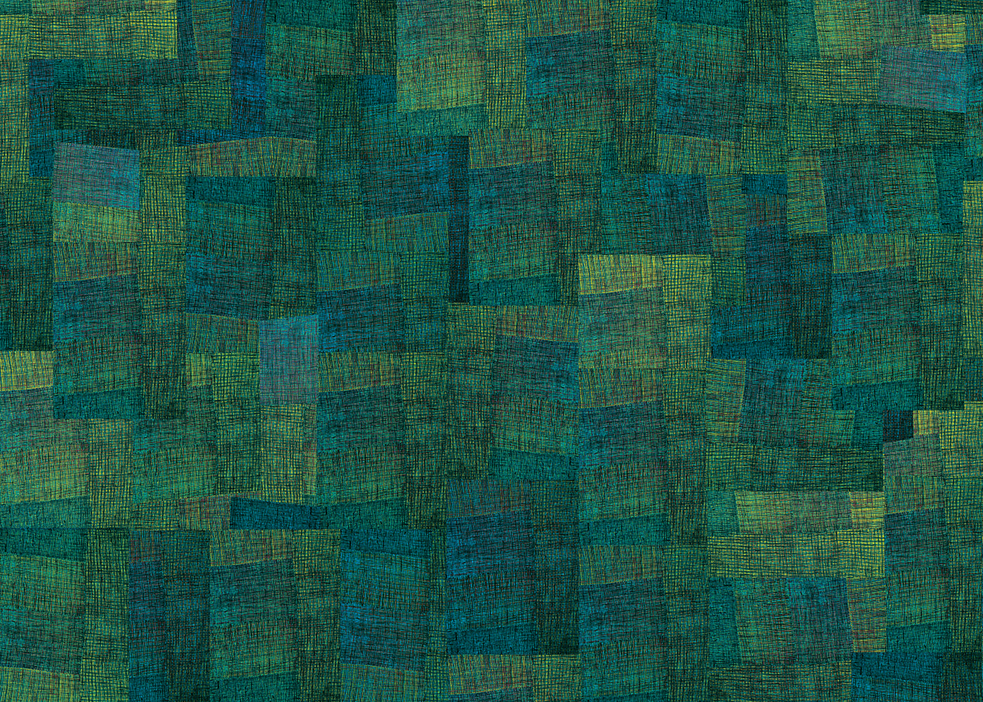 Loosely Woven Mural - Garden Shade - Sample