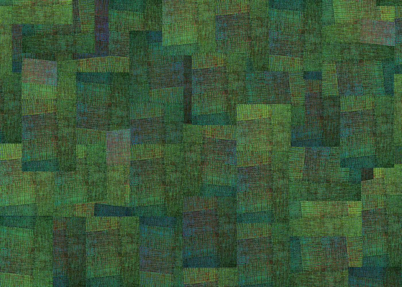 Loosely Woven Mural - Rice Paddy - Sample