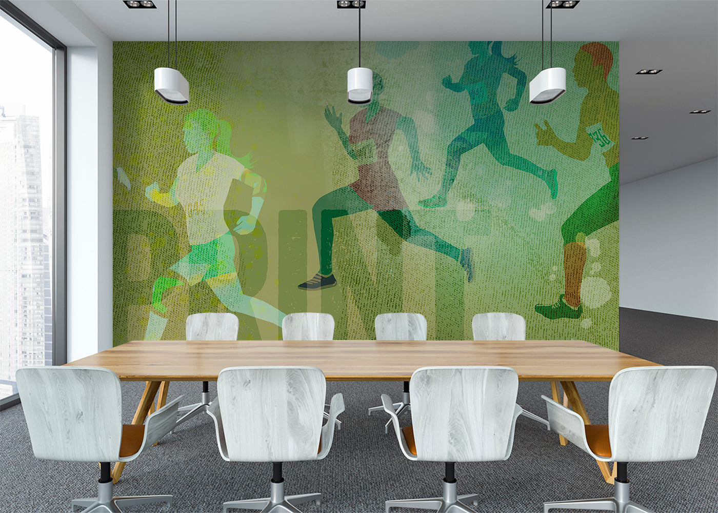 Sprint Mural - Green