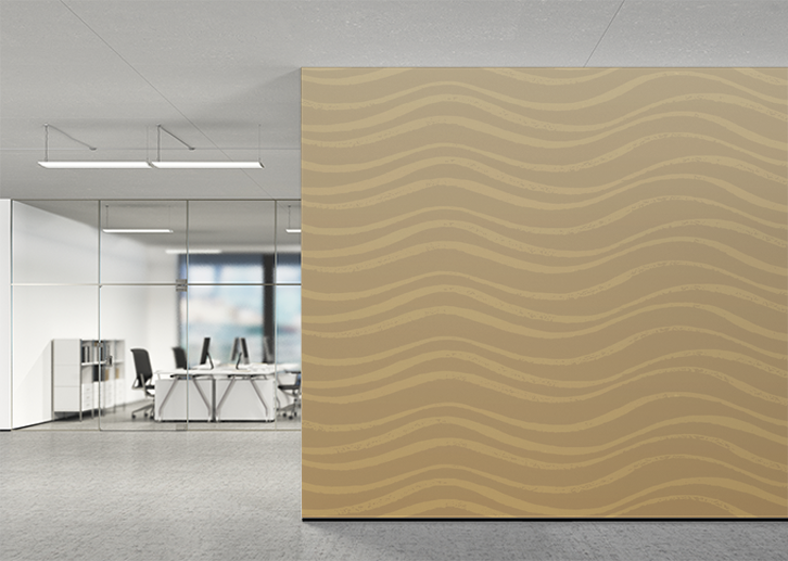 Wave Wall 2 - Golden Waves