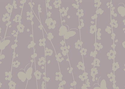Daisy Chain Mural - Muted Lilac