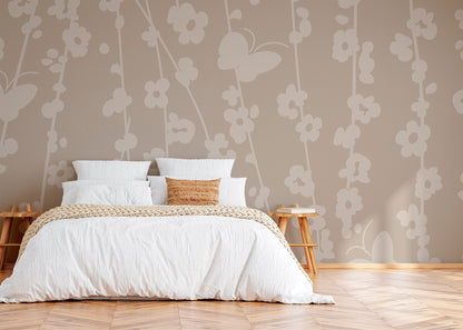 Daisy Chain Mural - Sand Dusk