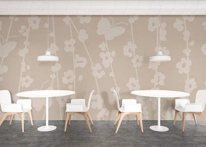 Daisy Chain Mural - Sand Dusk