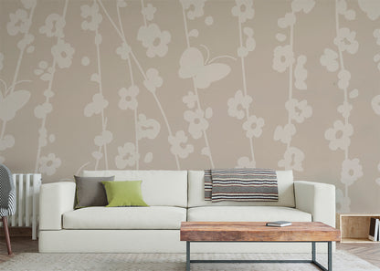 Daisy Chain Mural - Sand Dusk