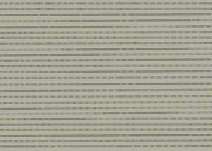 Stripe Checks Mural - Greenware Grigio