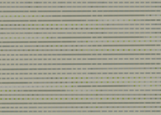 Stripe Checks Mural - Greenware Grigio - Sample