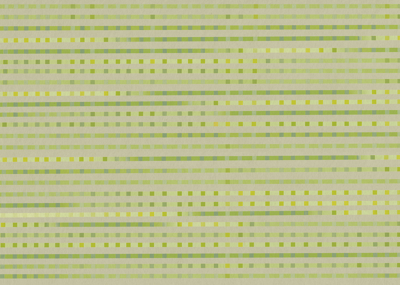 Stripe Checks Mural - Clay Lemongrass