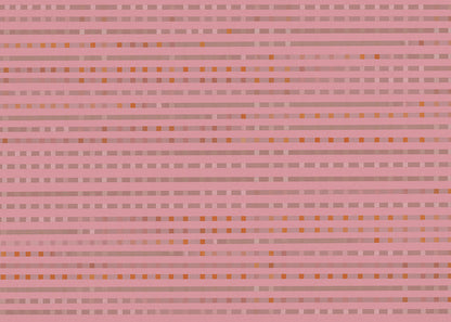 Stripe Checks Mural - Roseate Brown