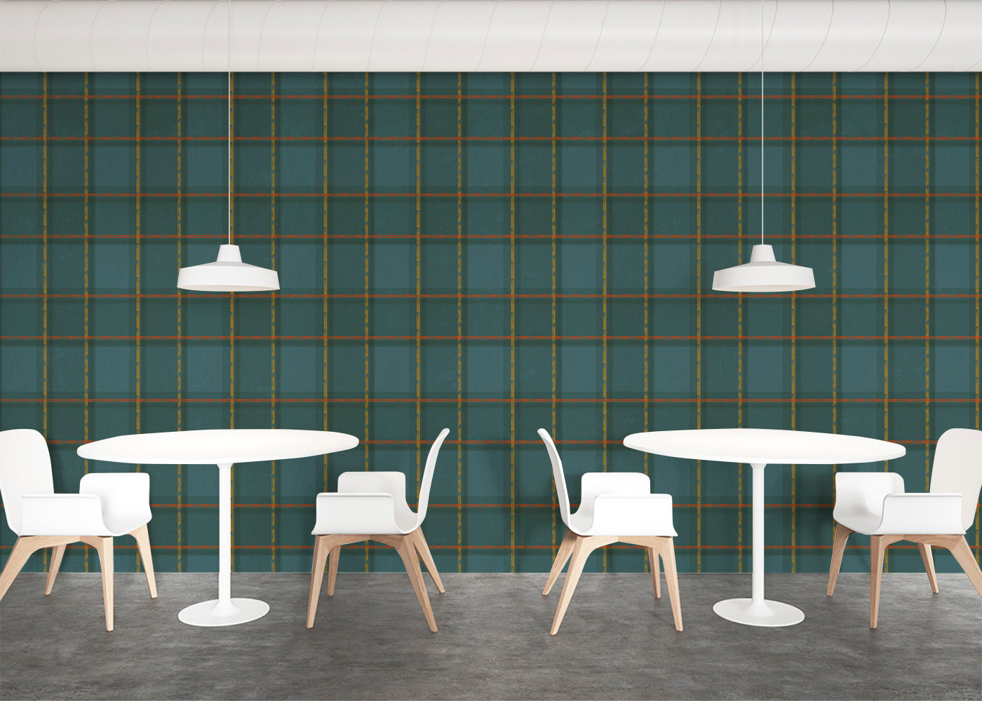 Phat Plaid Mural - Macleod-ish
