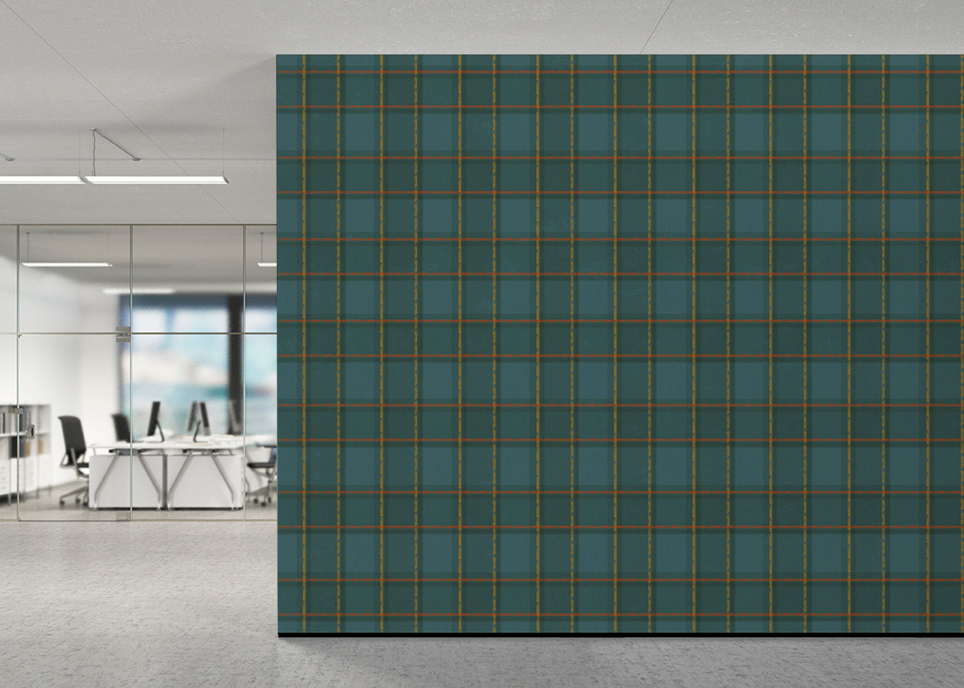 Phat Plaid Mural - Macleod-ish