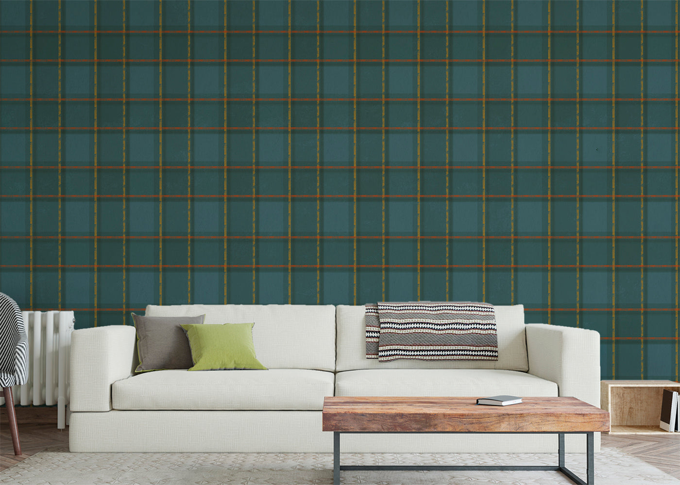 Phat Plaid Mural - Macleod-ish