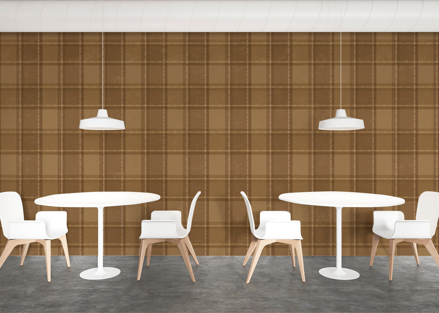 Phat Plaid Mural - Muir Cafe