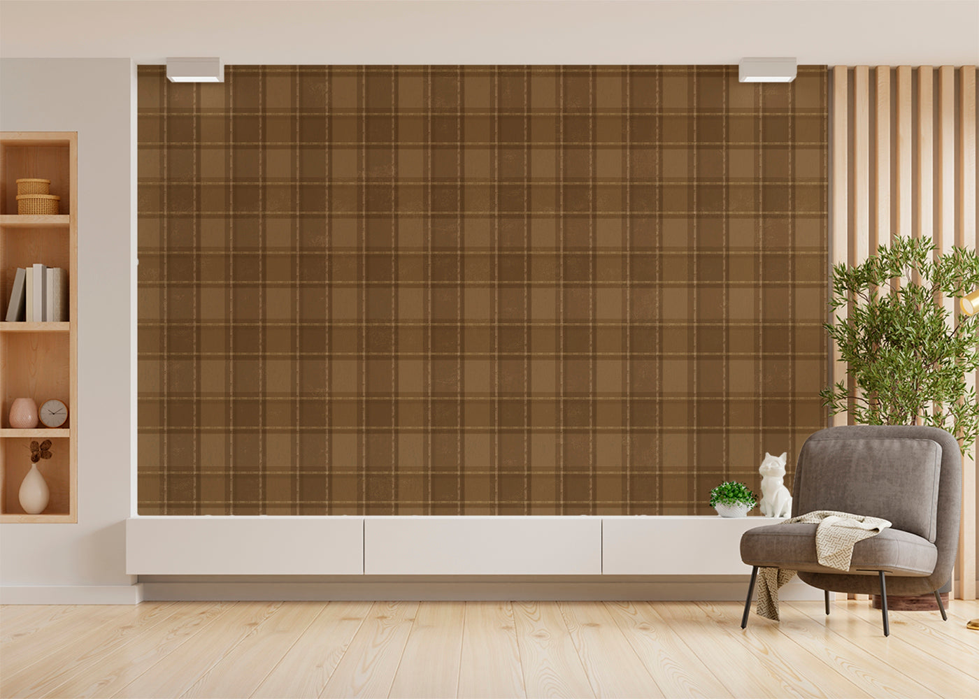 Phat Plaid Mural - Muir Cafe