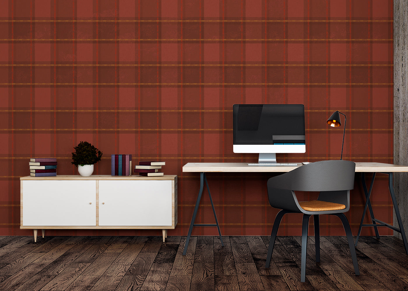 Phat Plaid Mural - MacDuff