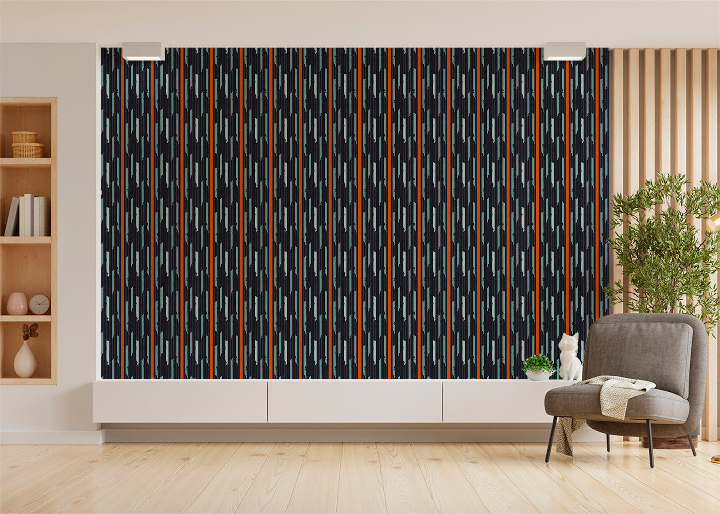 Afro Ikat - Orange