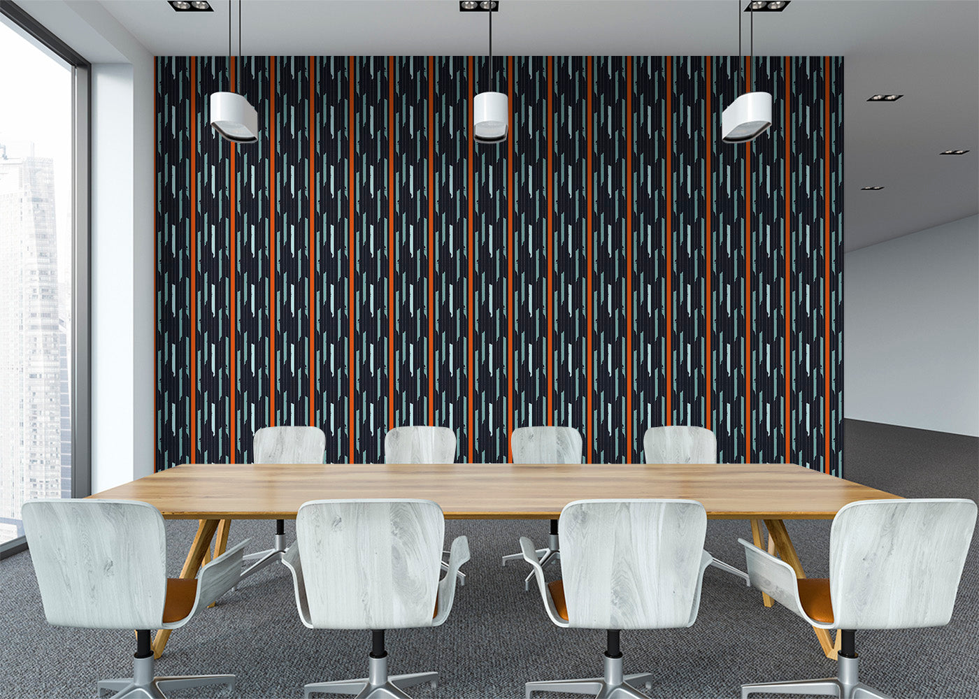 Afro Ikat - Orange