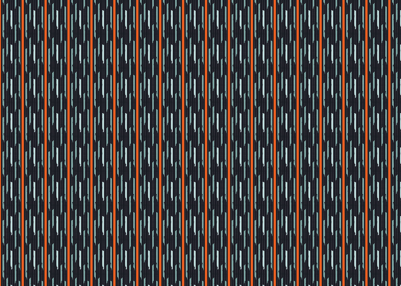 Afro Ikat - Orange
