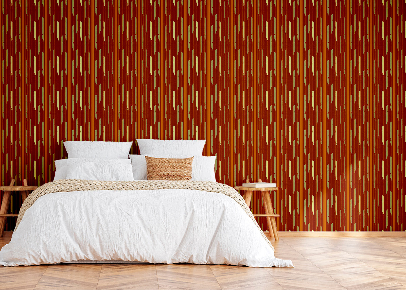 Afro Ikat - Red