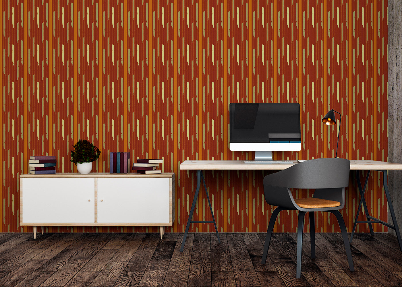 Afro Ikat - Red
