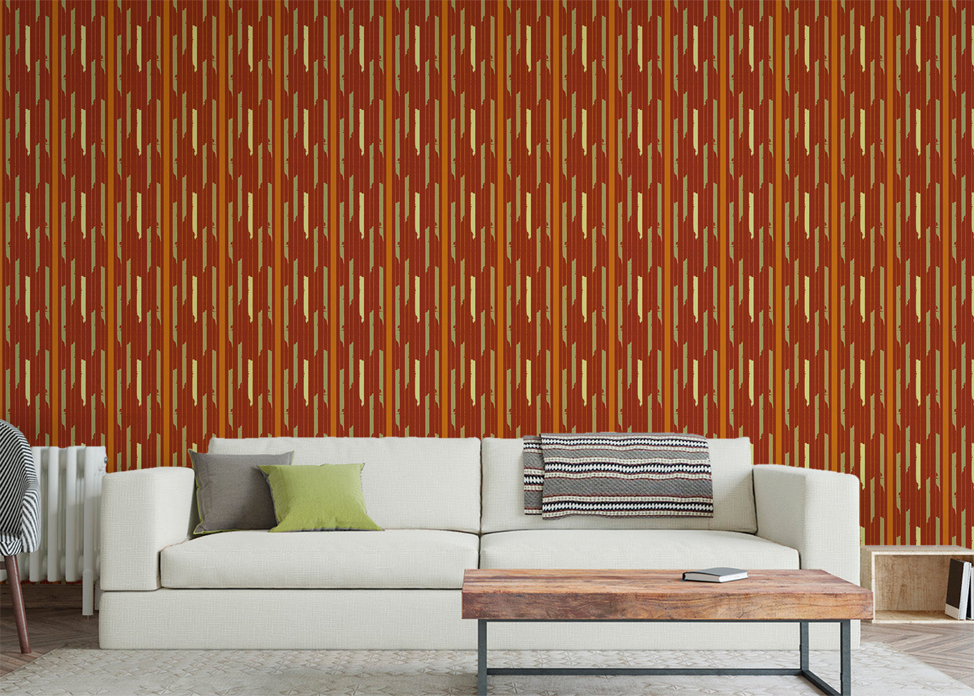 Afro Ikat - Red