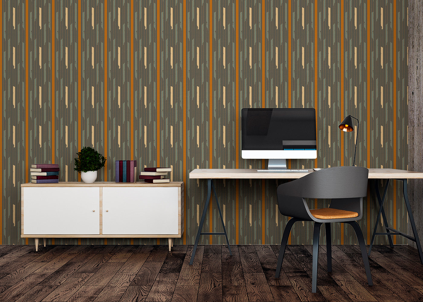Afro Ikat - Gray