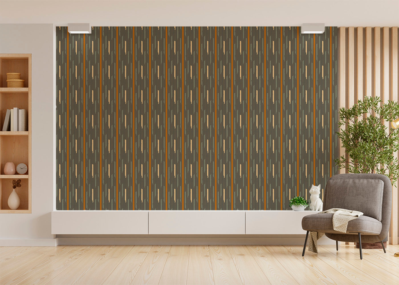Afro Ikat - Gray