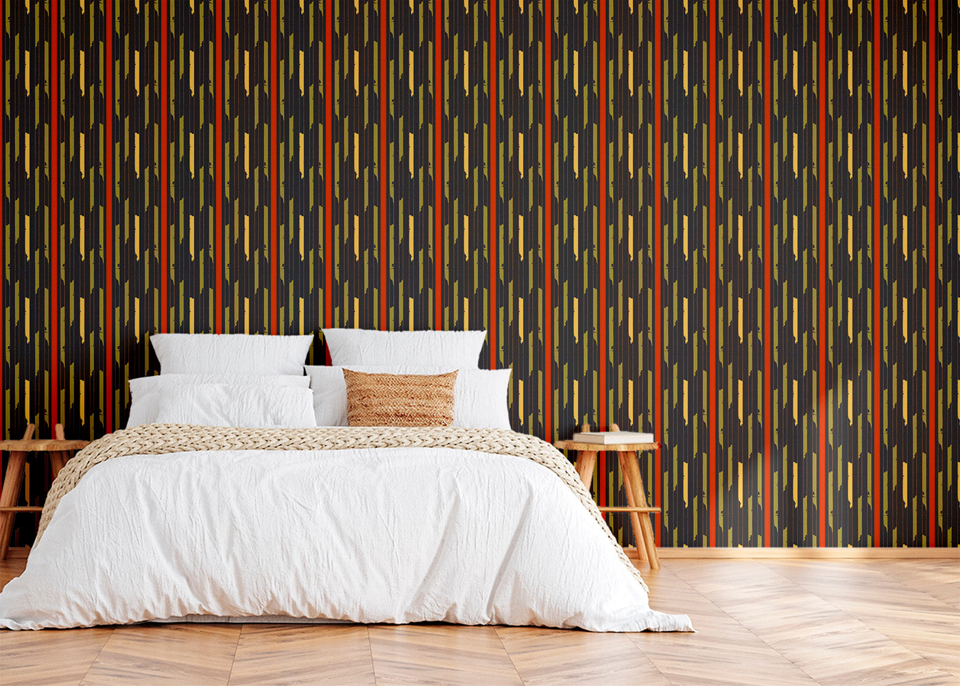 Afro Ikat - Green