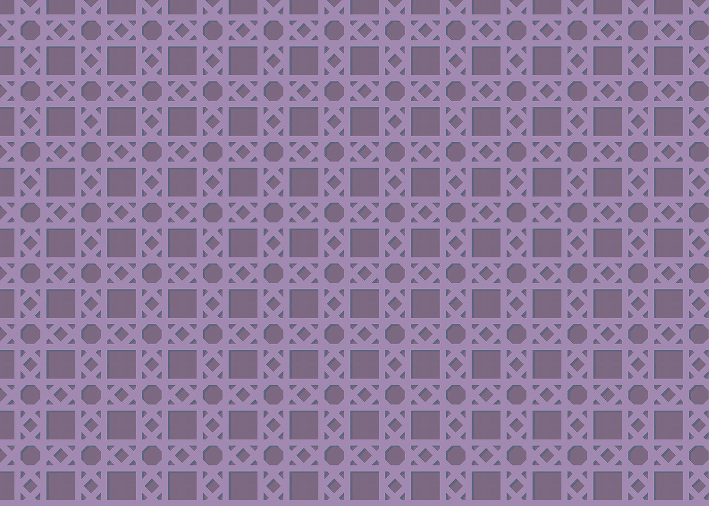 Geo Star - Eggplant