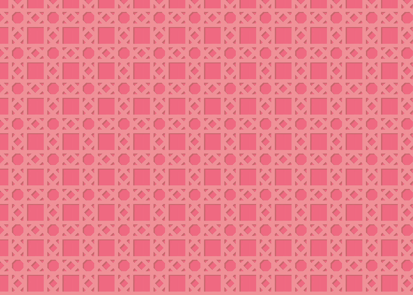 Geo Star - Peach