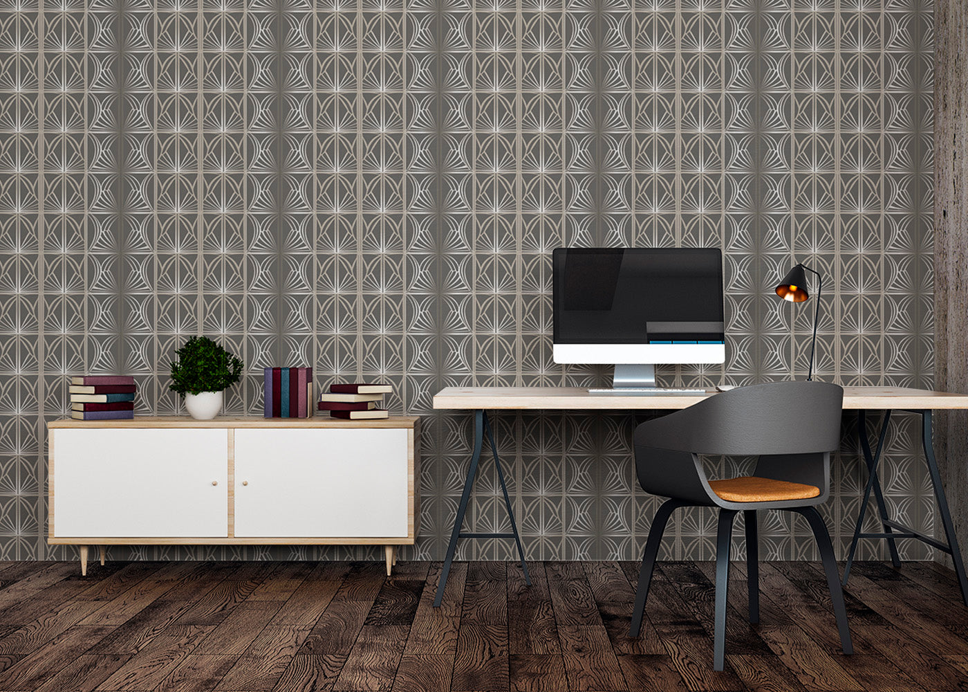 Art Deco - Warm Gray