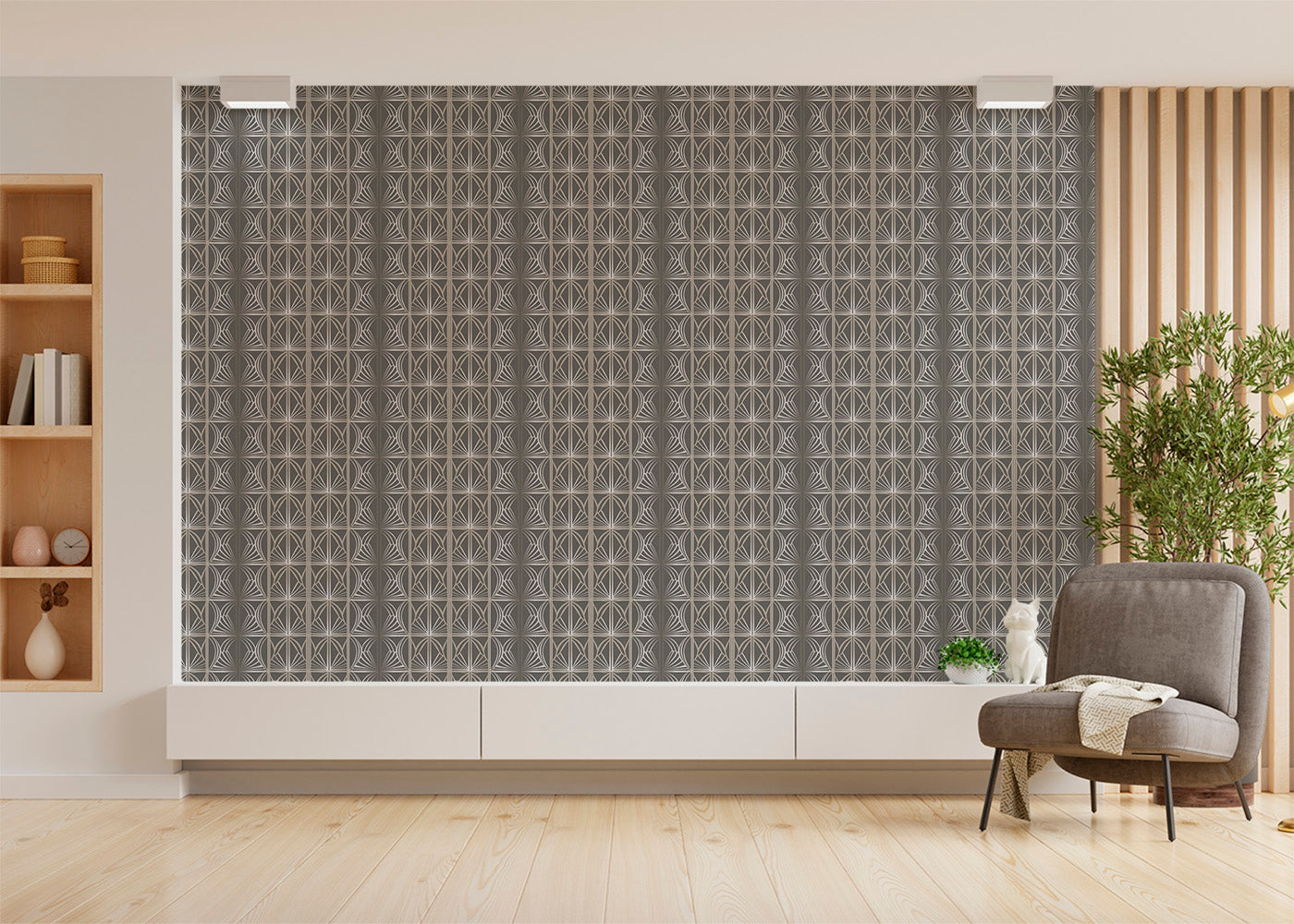 Art Deco - Warm Gray