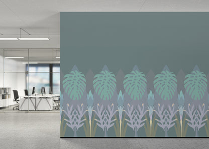 Tropical Wainscot - Slate Blue