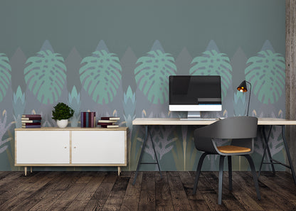 Tropical Wainscot - Slate Blue