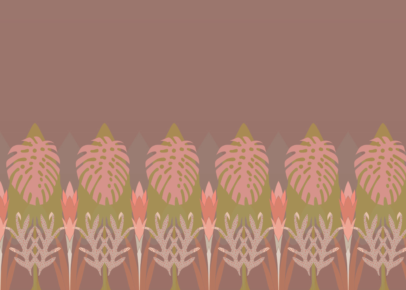 Tropical Wainscot - Salmon