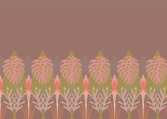 Tropical Wainscot - Salmon - Sample