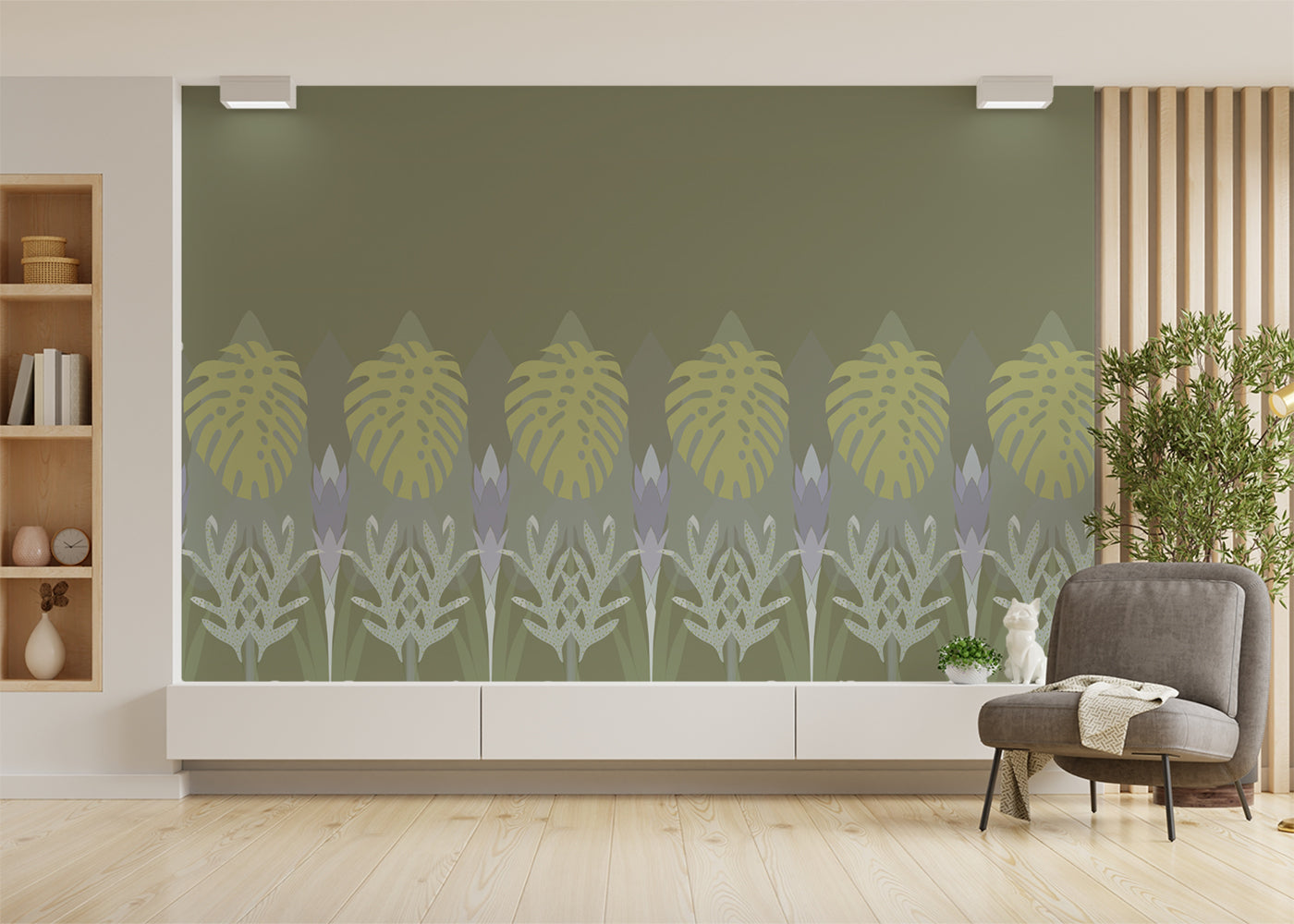 Tropical Wainscot - Olive