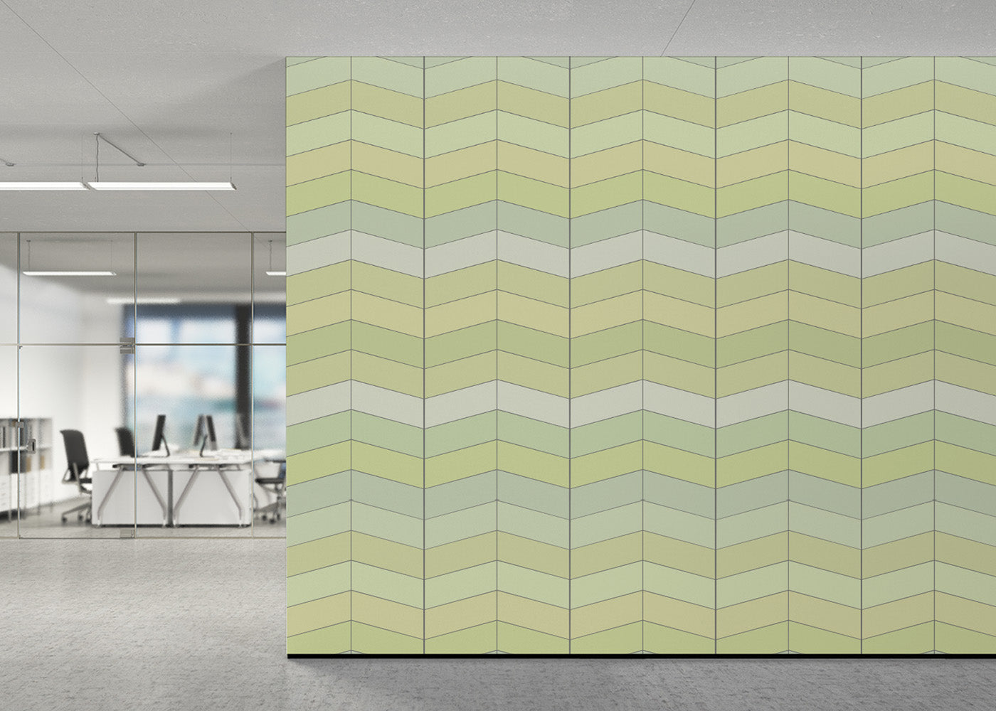 Chevron Deco - Early Spring