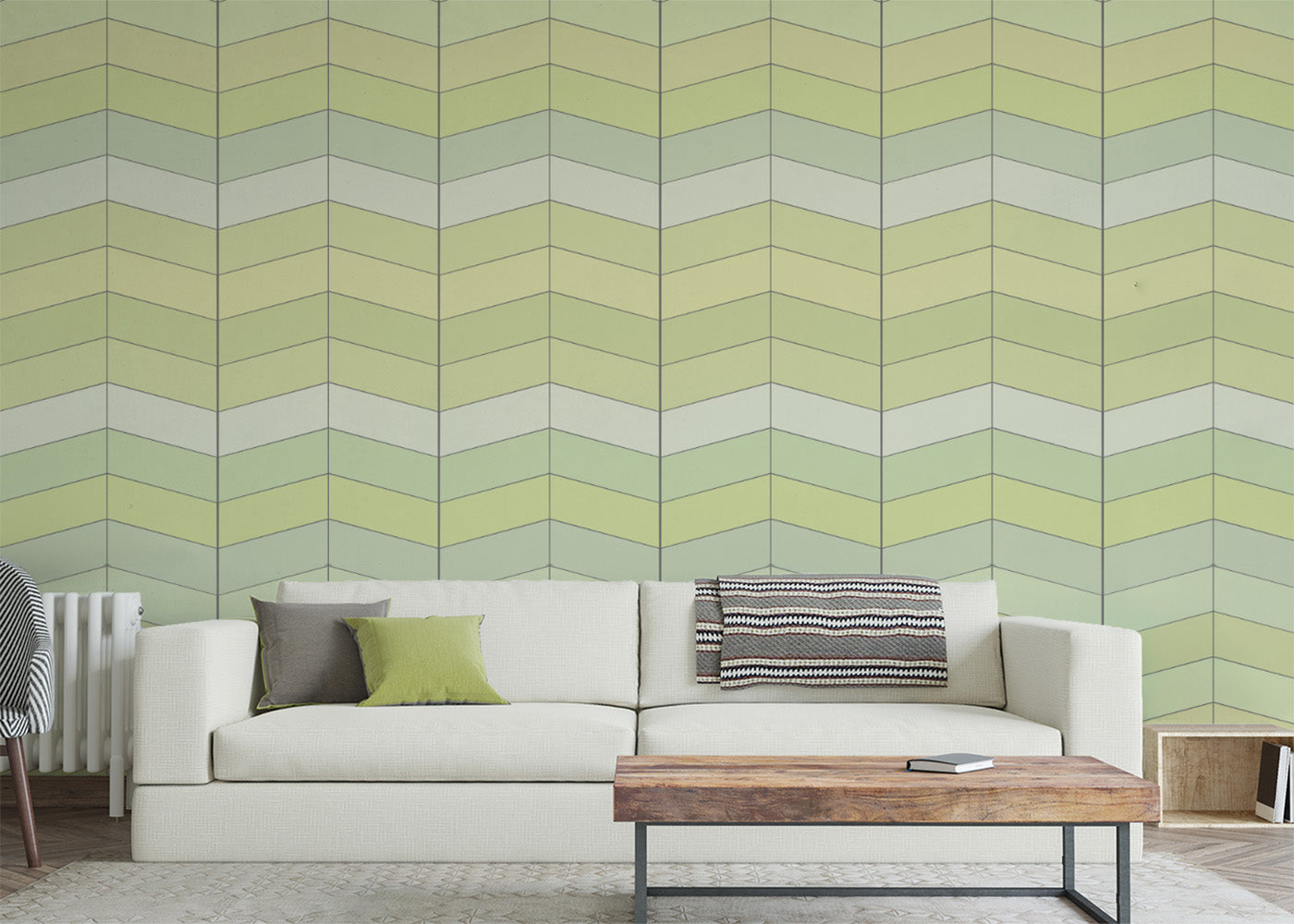 Chevron Deco - Early Spring