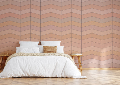 Chevron Deco - Peach Sorbet