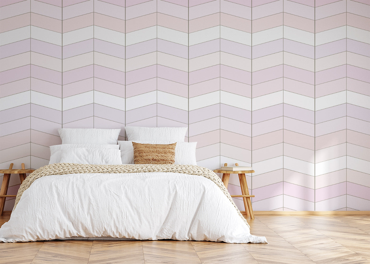 Chevron Deco - Rose Blush